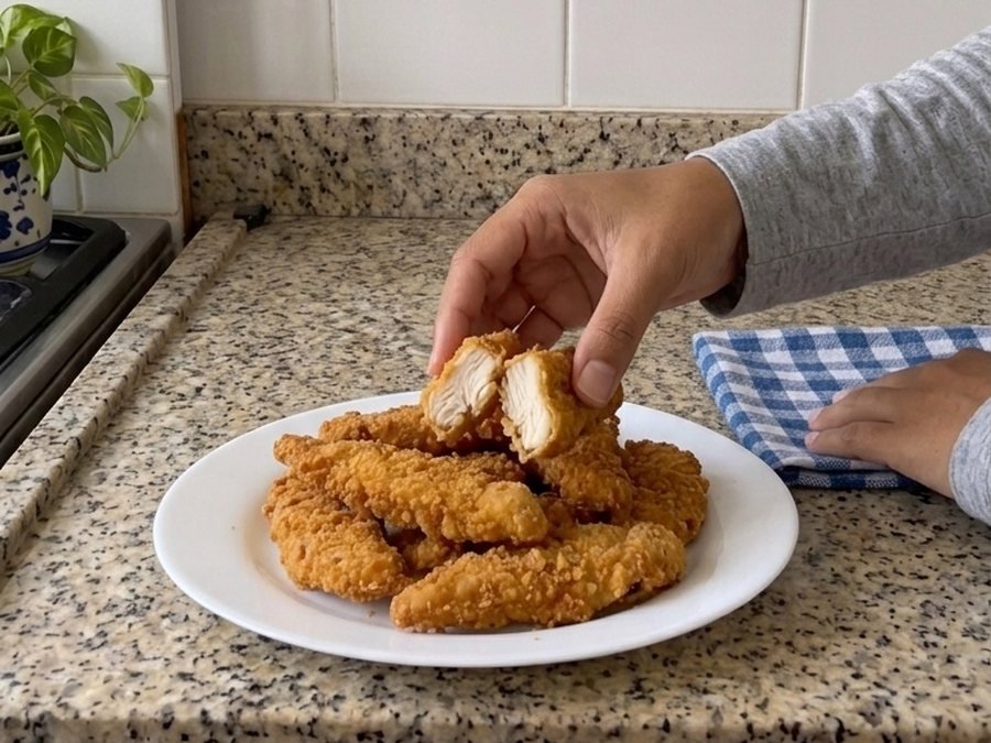 Frango empanado